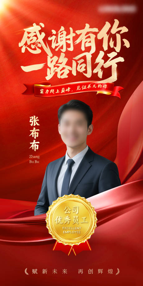 源文件下載【優秀員工銷冠表彰喜報】編號：84590031617181064