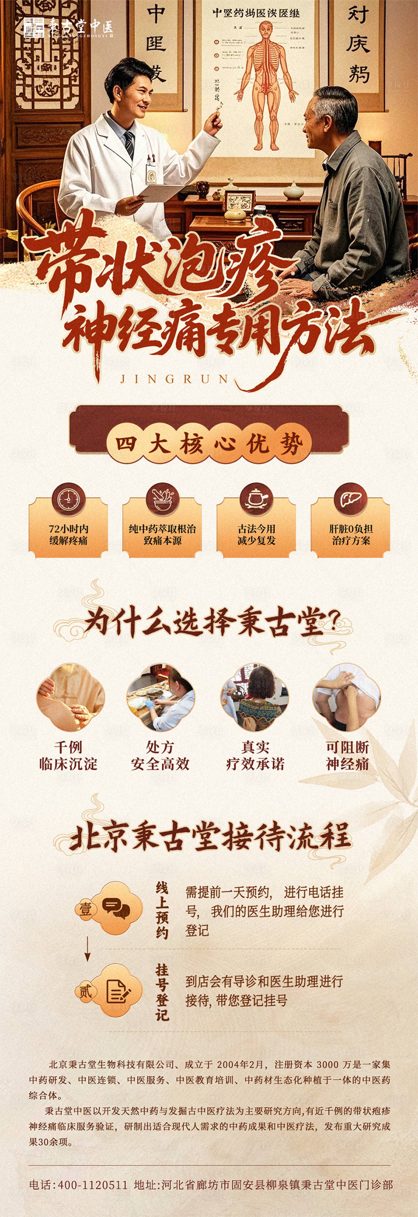 源文件下載【享設計】搜索編號：69090031262203303【高端中醫診斷治療海報分層工程源文件】