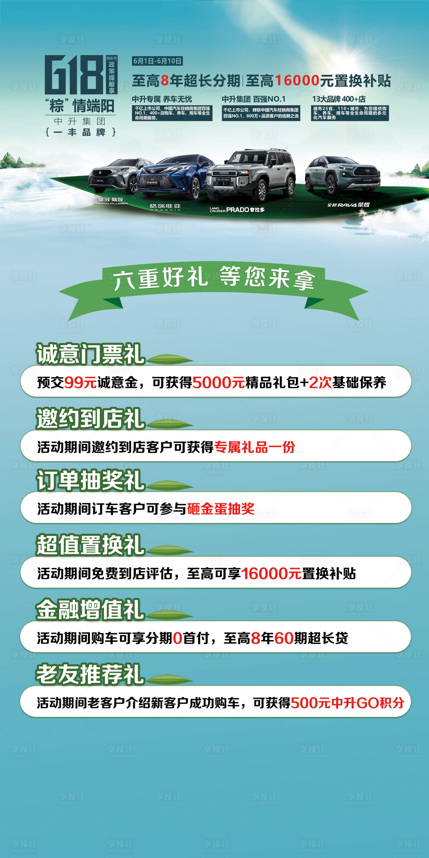 源文件下载【享设计】搜索编号：50610031643133419【汽车政策长图】