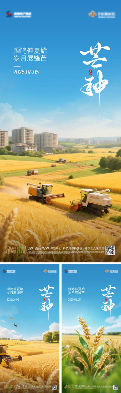 源文件下载【房地产芒种节气海报】编号：62150031157481269