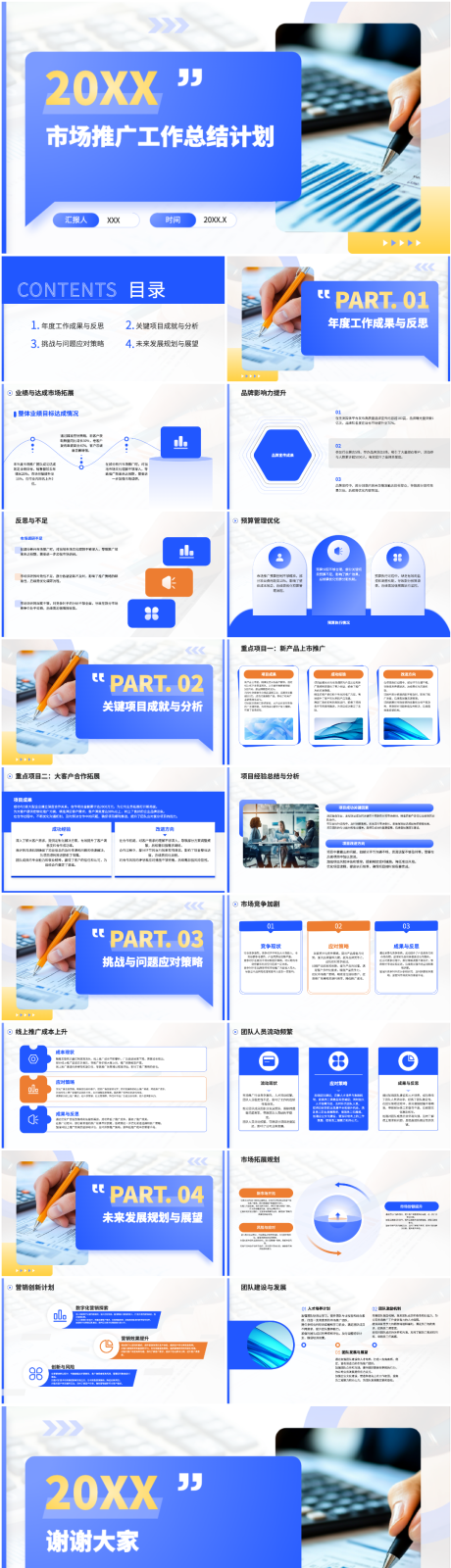 源文件下载【市场推广工作总结工作计划PPT】编号：64850031205285484