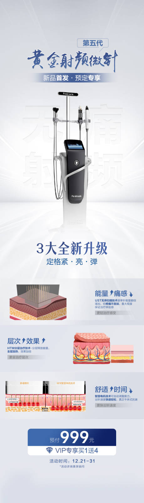 源文件下載【第五代黃金微針宣傳海報】編號：98640031208768424