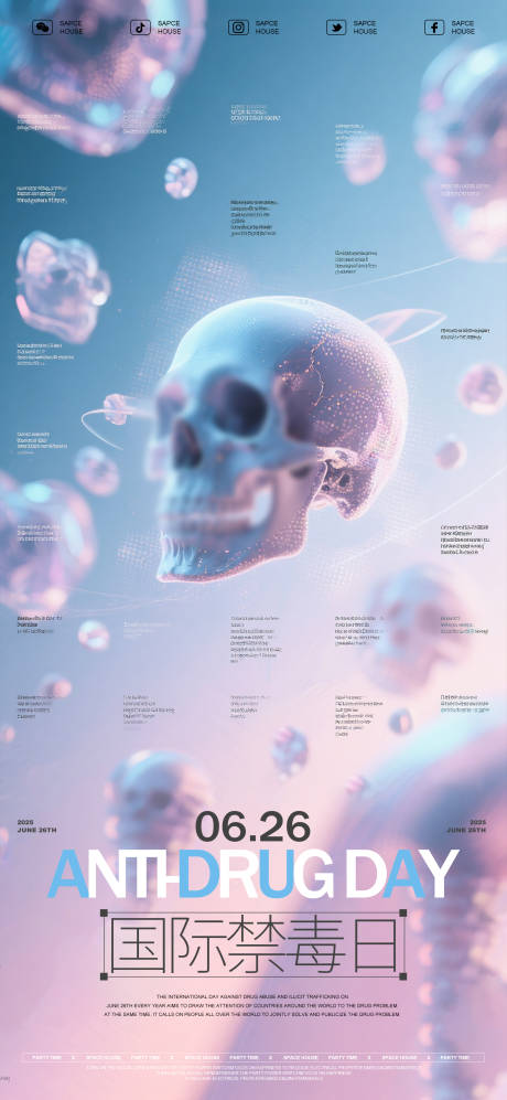 禁毒日宣传海报