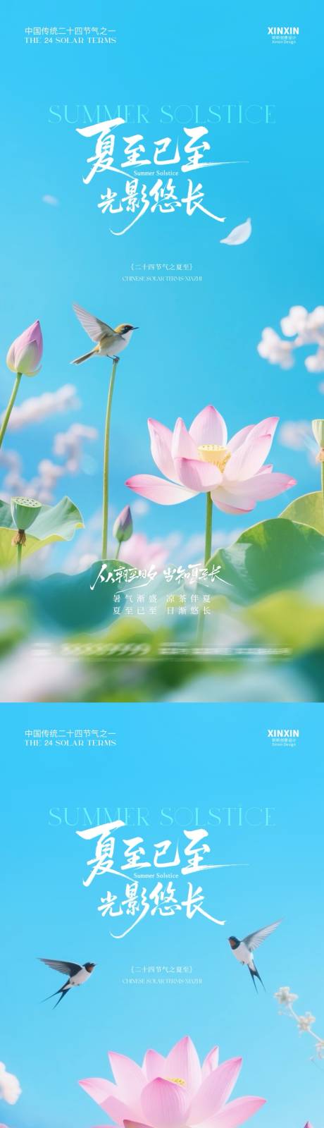 源文件下载【地产夏至荷花清新海报】编号：60440031221593708