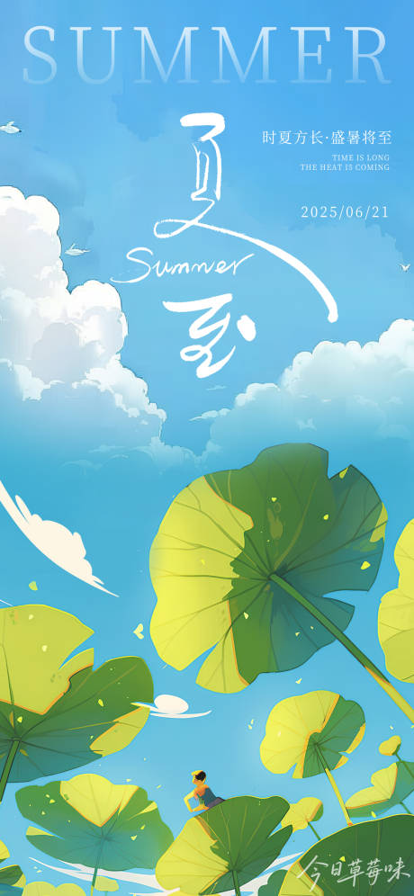 源文件下载【夏至节气海报】编号：81080031426546267