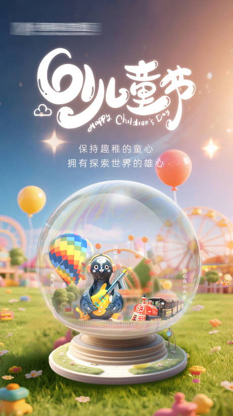 源文件下载【享设计】搜索编号：54240031161585593【六一儿童节海报】