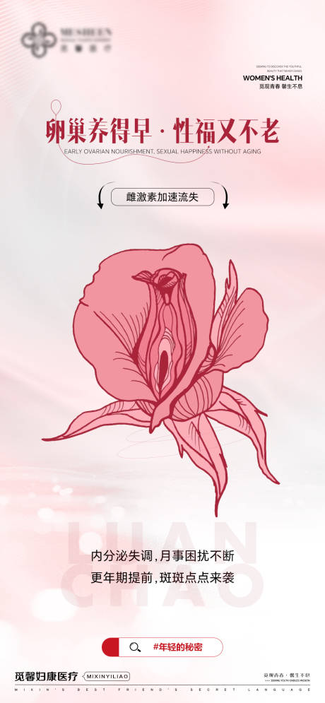 源文件下载【享设计】搜索编号：77640031410826338【卵巢养得早性福又不老】
