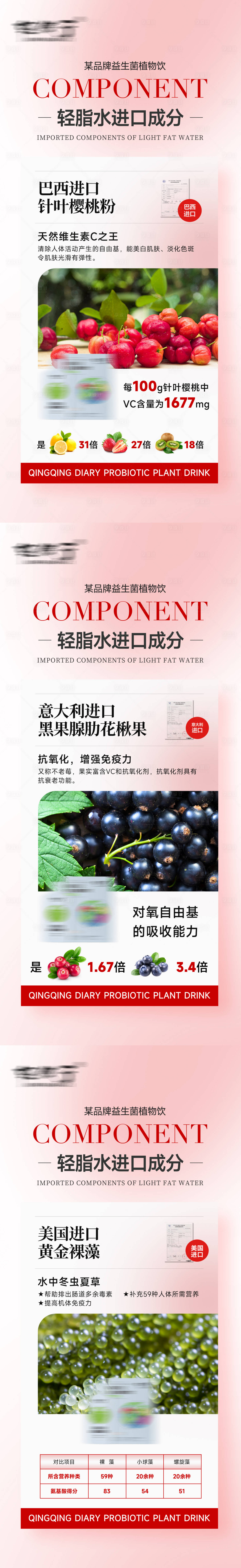 源文件下载【益生菌植物饮成分海报】编号：65790031351996531