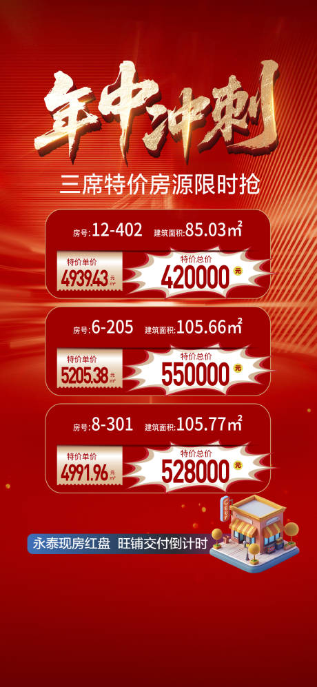 源文件下载【特价房海报】编号：64590031554101718