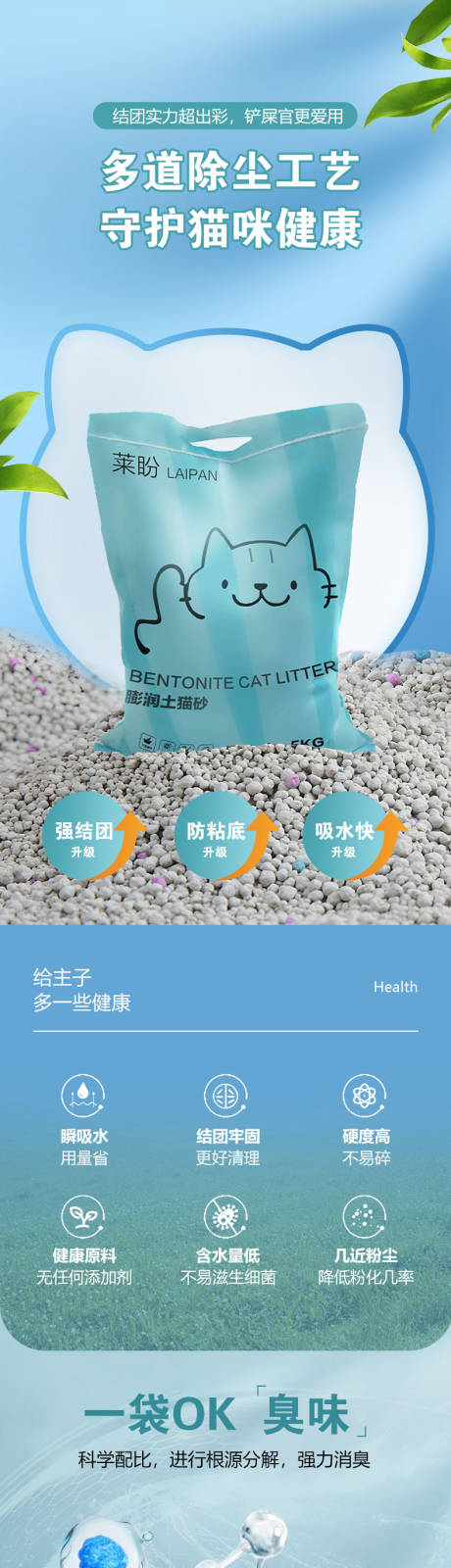 源文件下载【猫砂电商详情页】编号：73710031400595123