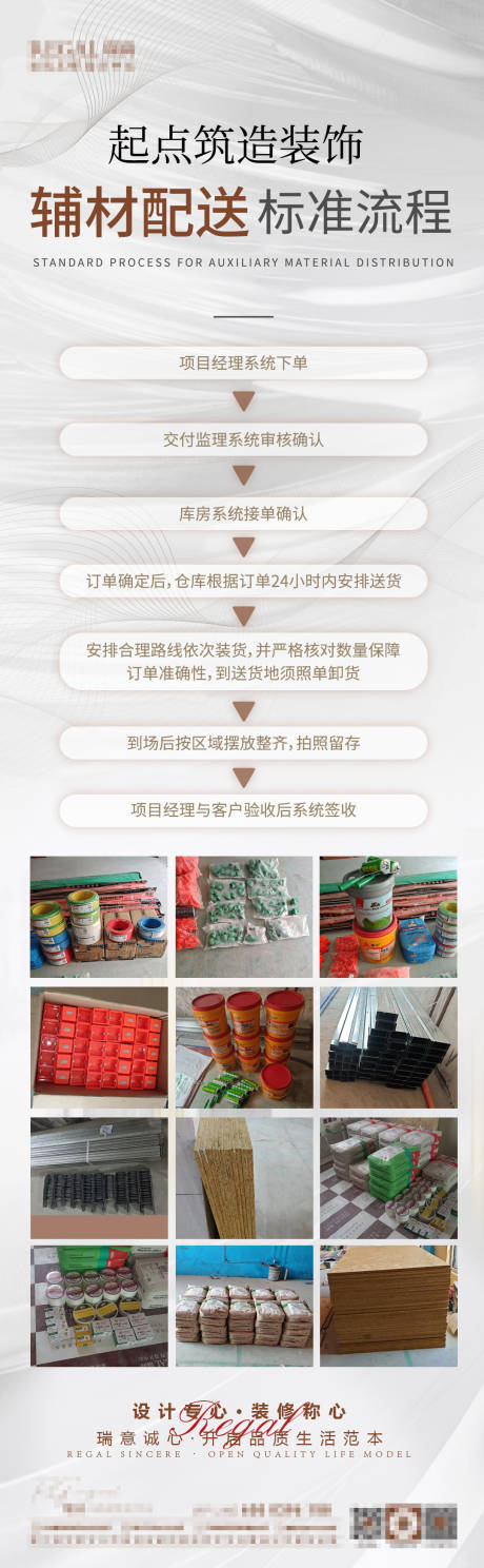 源文件下载【配送流程海报】编号：95400031375793032