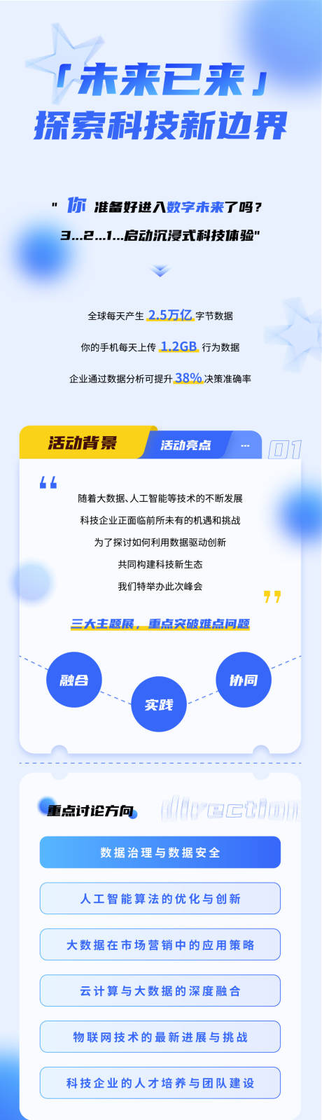 源文件下载【未来科技感海报H5高级感峰会流程】编号：78110031403712297