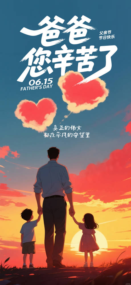 源文件下载【父亲节海报】编号：76400031266112090