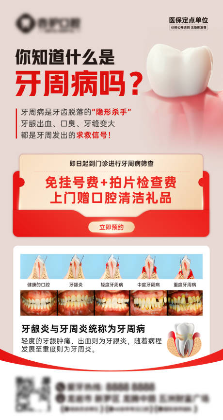 牙周宣传海报