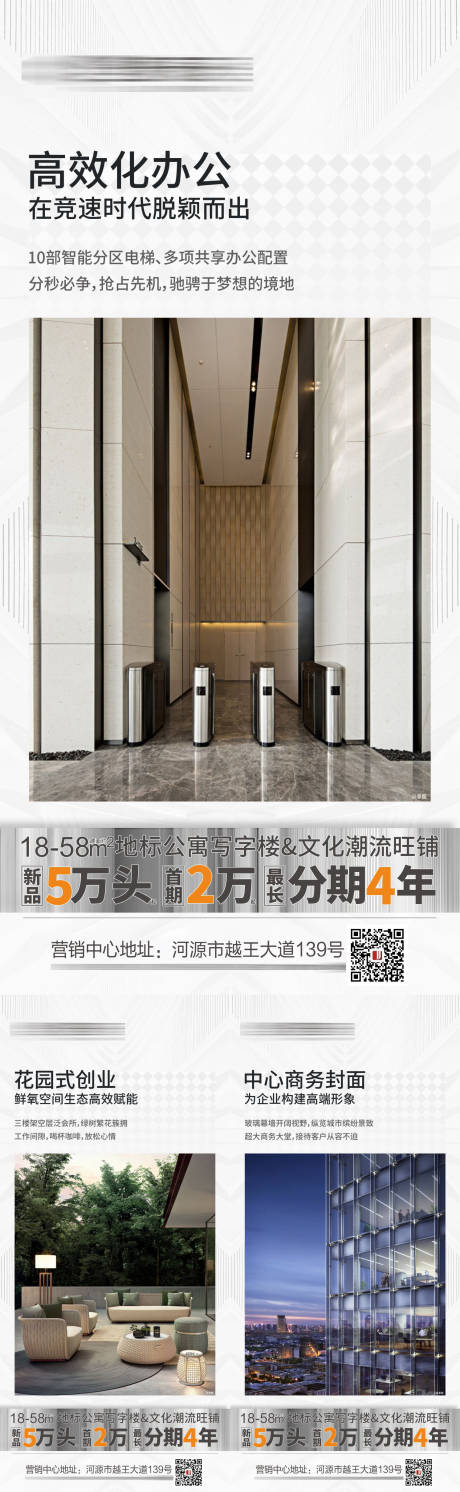 源文件下载【享设计】搜索编号：51880031509133010【地产办公价值稿海报】