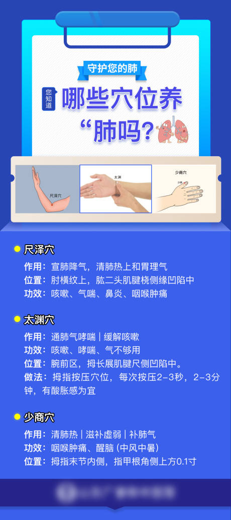 源文件下载【养肺穴位医疗宣传海报】编号：90910031445686864