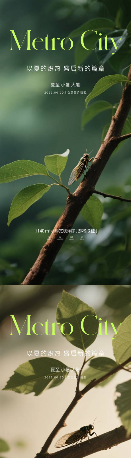 源文件下载【小暑大暑夏至节气移动端海报】编号：72760031523235666