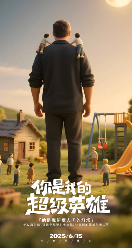 源文件下載【父親節海報】編號：17700031243067467