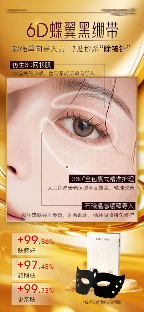 源文件下载【高端蝴蝶眼膜详情海报设计】编号：84950031151867093