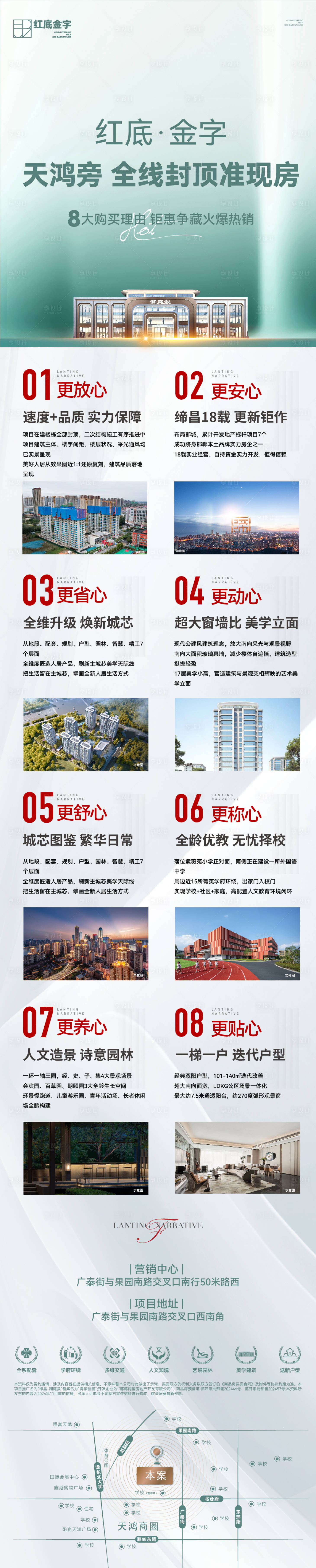 源文件下载【享设计】搜索编号：48410031556618724【地产八大卖点长图】