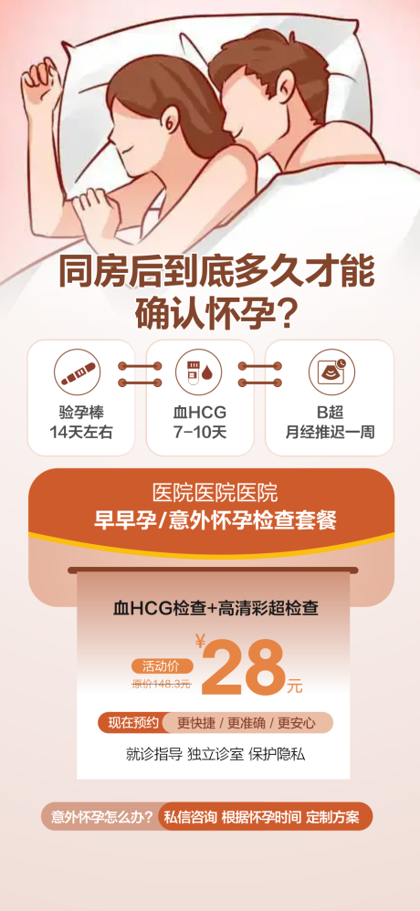 源文件下载【享设计】搜索编号：99750031486716943【医疗妇科怀孕科普海报】
