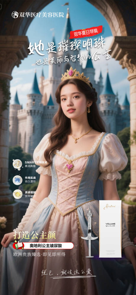 源文件下载【医美公主玻尿酸产品宣传】编号：92290031170643615