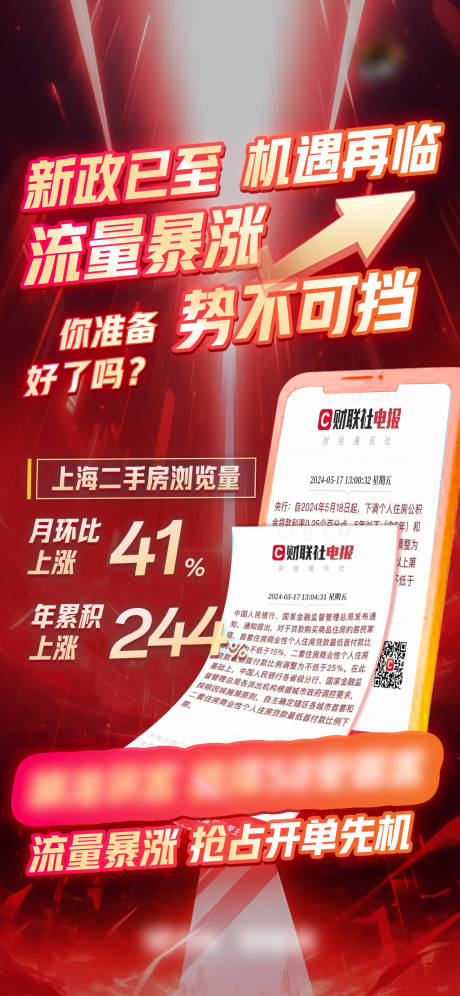 源文件下载【流量热度海报】编号：70250031462774831