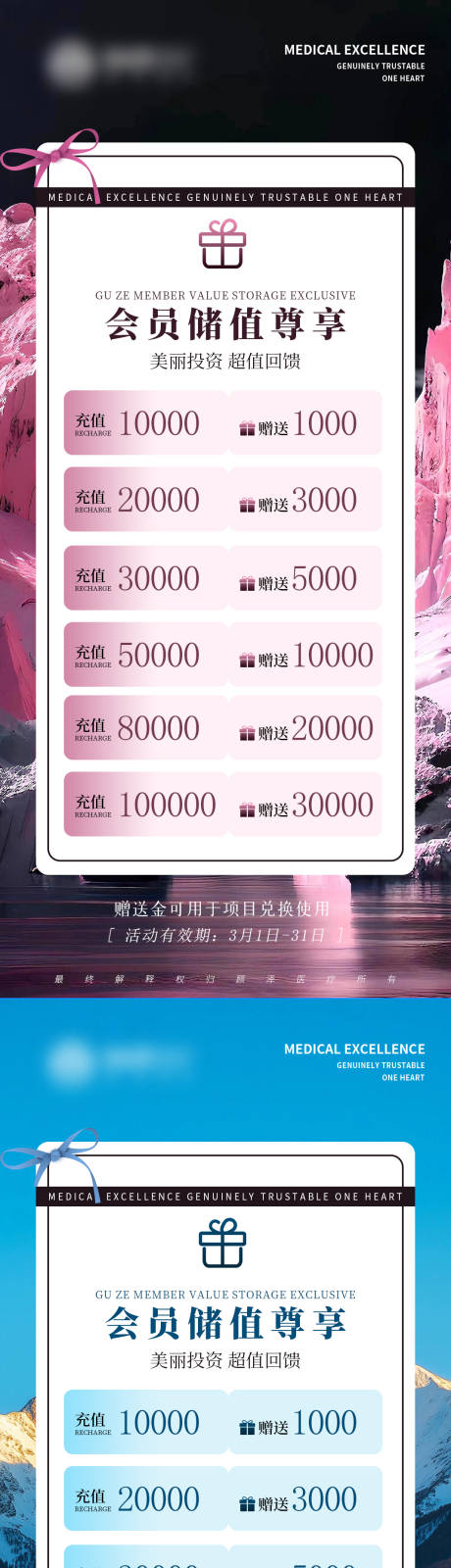 会员储值尊享海报