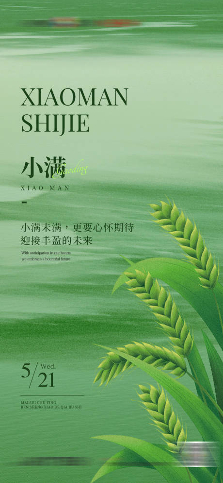 源文件下載【地產小滿海報】編號：24580031146557528