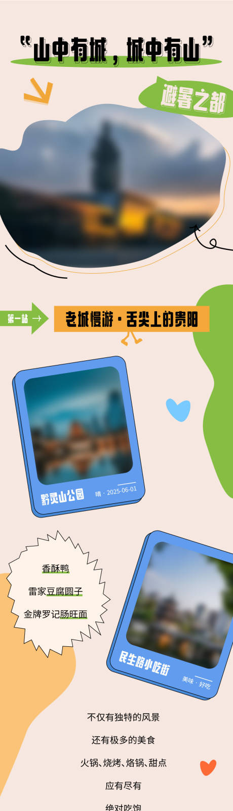 源文件下载【贵阳旅行旅游攻略长图海报】编号：52570031434432388