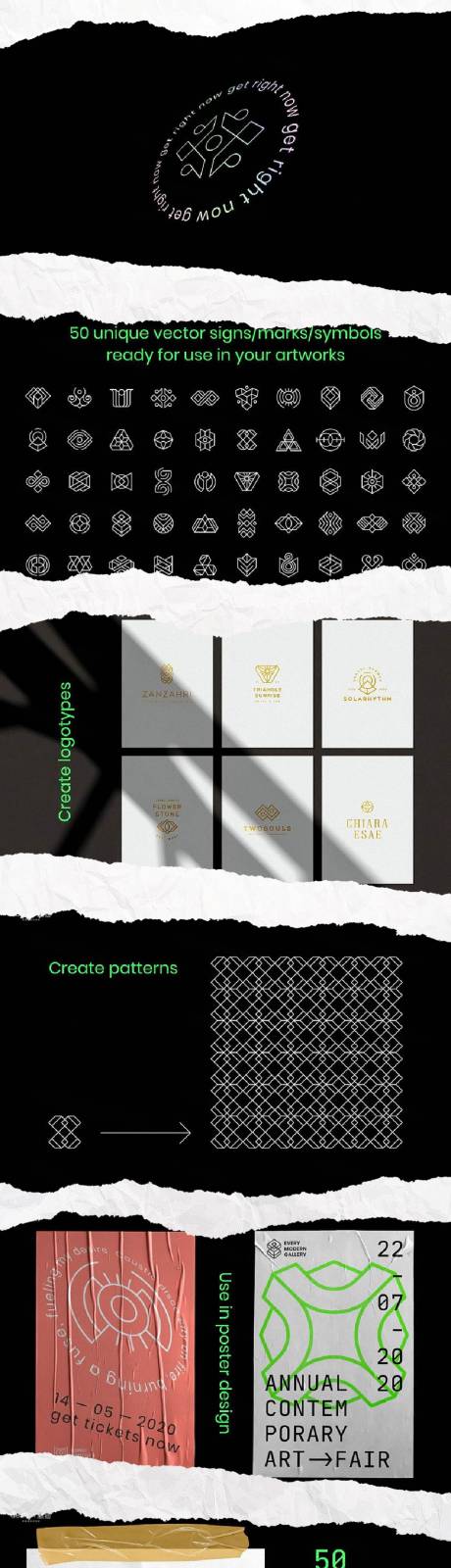 源文件下载【享设计】搜索编号：62510031625797805【抽象符号标记图形图案icon海报展板】