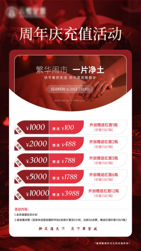 源文件下载【享设计】搜索编号：89510031244236825【足浴1周年庆】