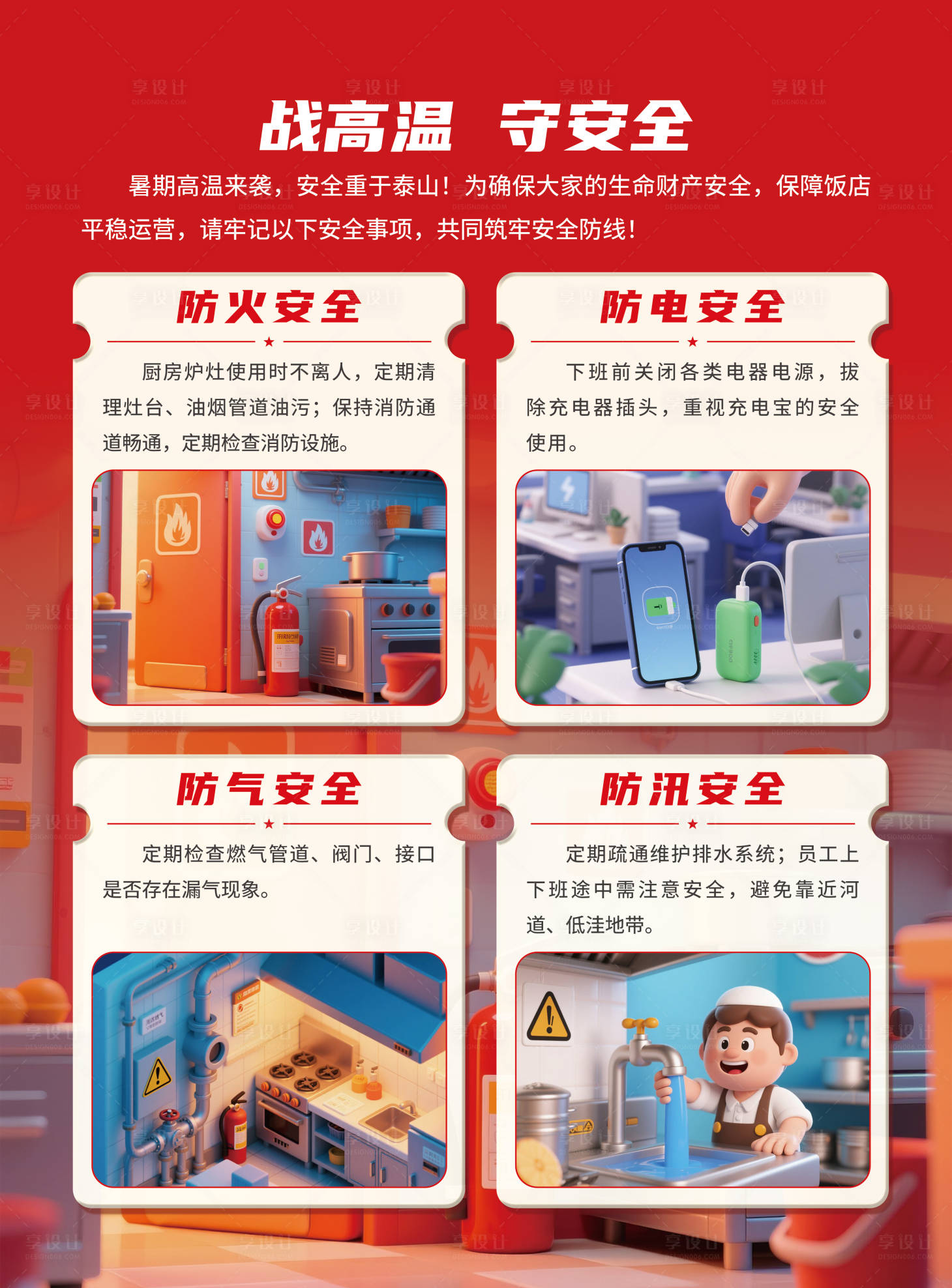 源文件下載【享設計】搜索編號：96840031616693014【消防安全餐飲消防安全】