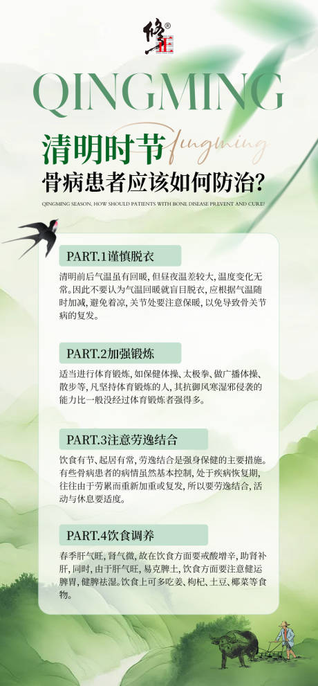 源文件下载【清明节关节骨病科普海报】编号：19190031111721270