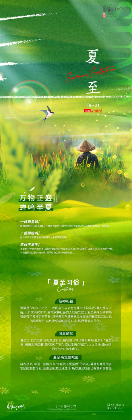 源文件下载【夏至海报长图】编号：78300031255002783