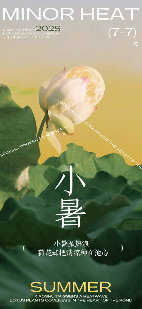 源文件下载【小暑海报】编号：68060031517195806