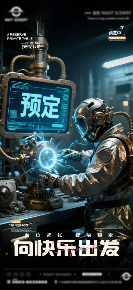 源文件下載【享設計】搜索編號：28810031415125380【夜店酒吧早場預定海報 】