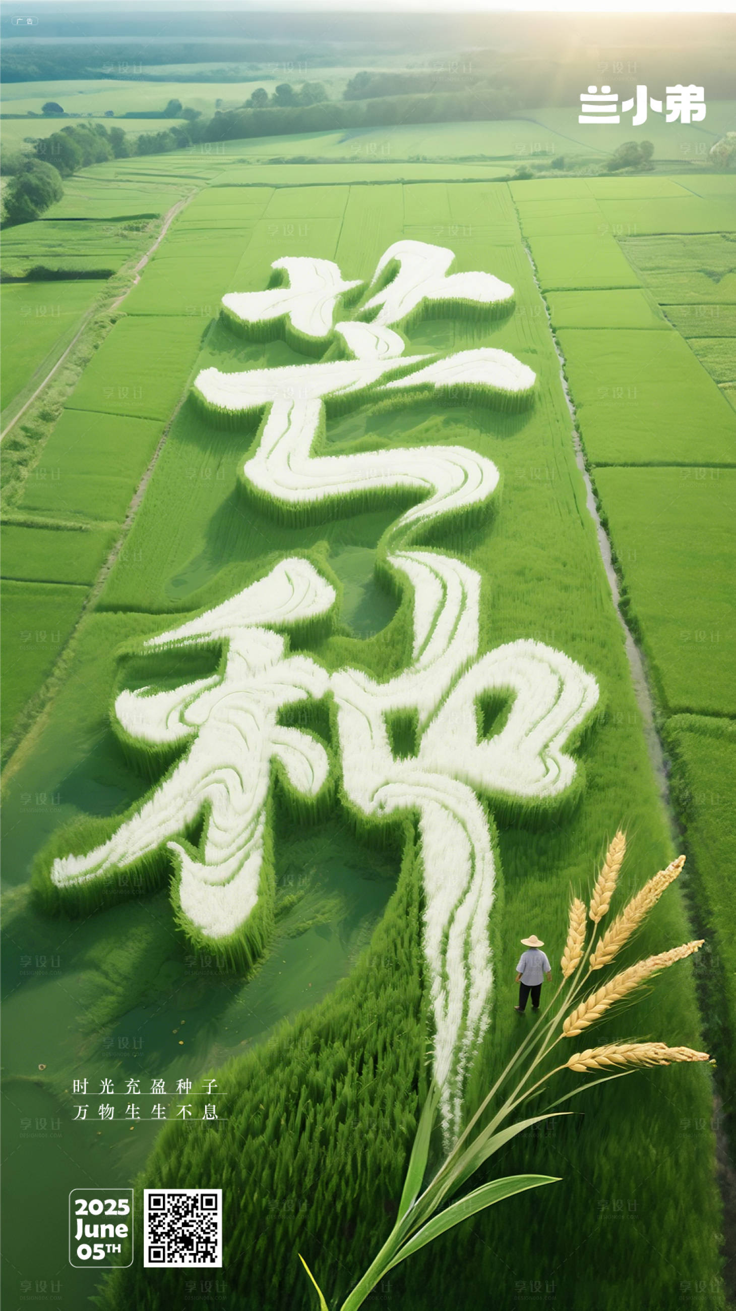 源文件下載【享設計】搜索編號：50220031151402421【芒種熱點海報】