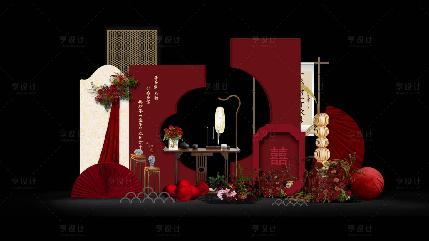 源文件下載【享設計】搜索編號：69540031476766180【新中式寶寶宴】