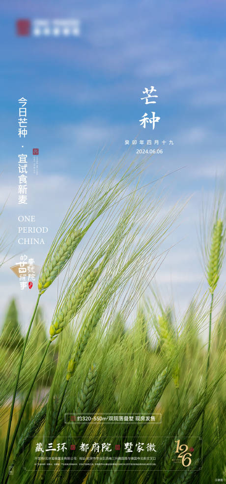 源文件下载【芒种节气海报】编号：91540031103557783