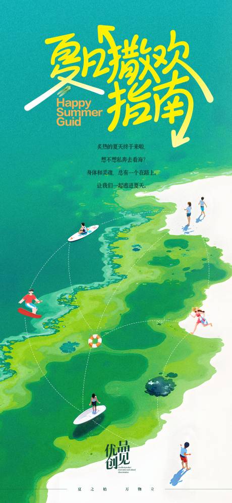 源文件下載【夏日指南活動海報】編號：71090031290507063