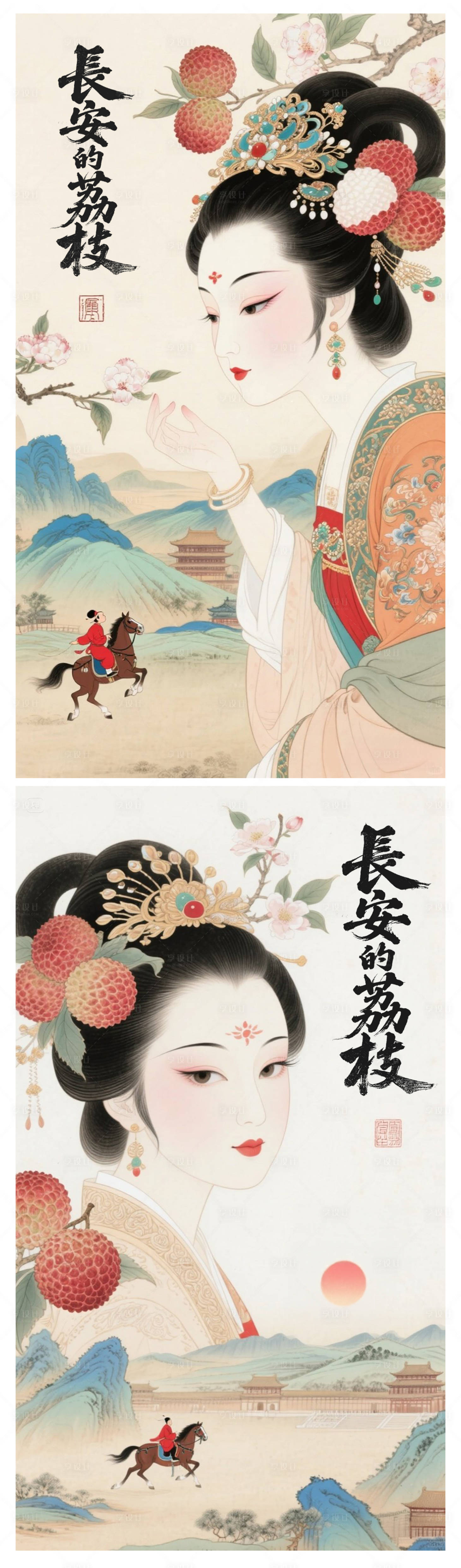 源文件下載【享設(shè)計(jì)】搜索編號：24840031418069723【長安的荔枝】