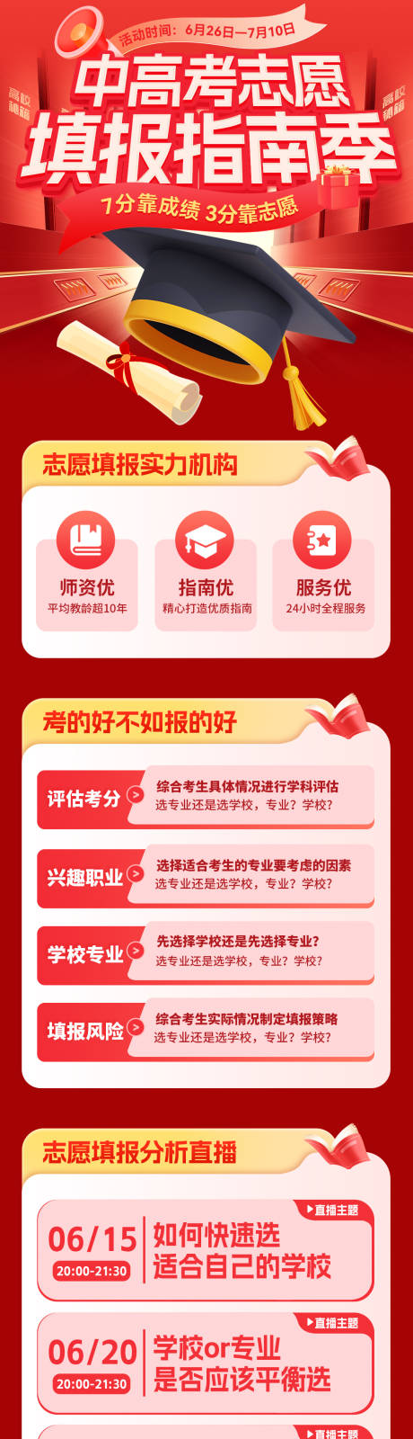 源文件下载【中高考志愿填报指南教育培训班讲座长图】编号：74350031359138760