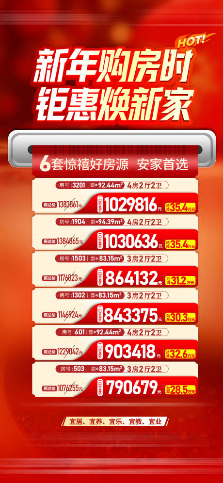 源文件下载【地产新年特价房海报】编号：49720031622824694