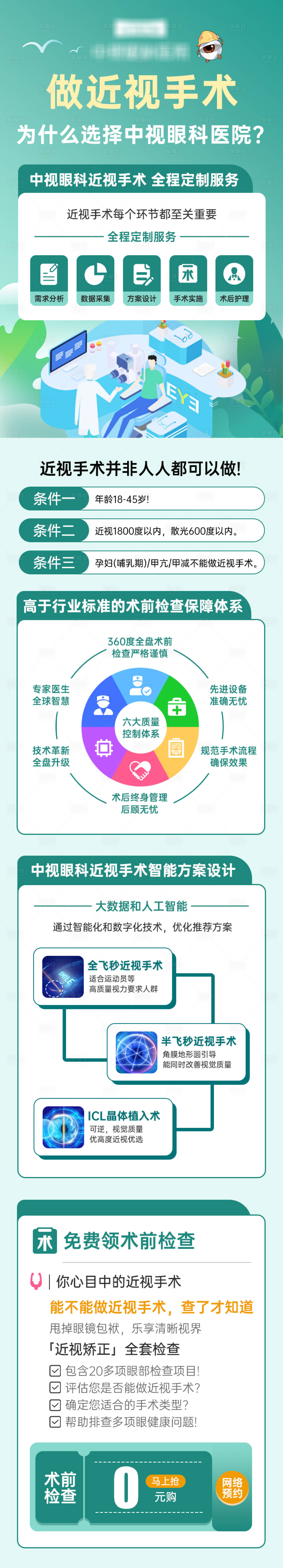 源文件下载【享设计】搜索编号：58140031239263100【信息流眼科推广长图】