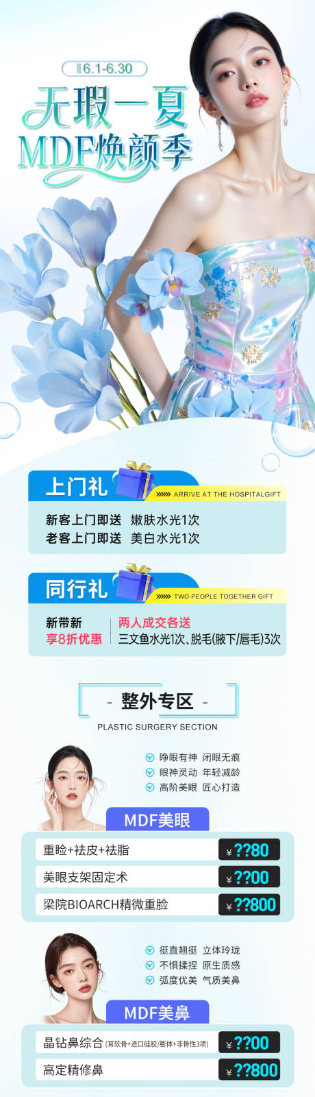 源文件下载【医美夏季项目活动政策福利长图】编号：43700031592162277