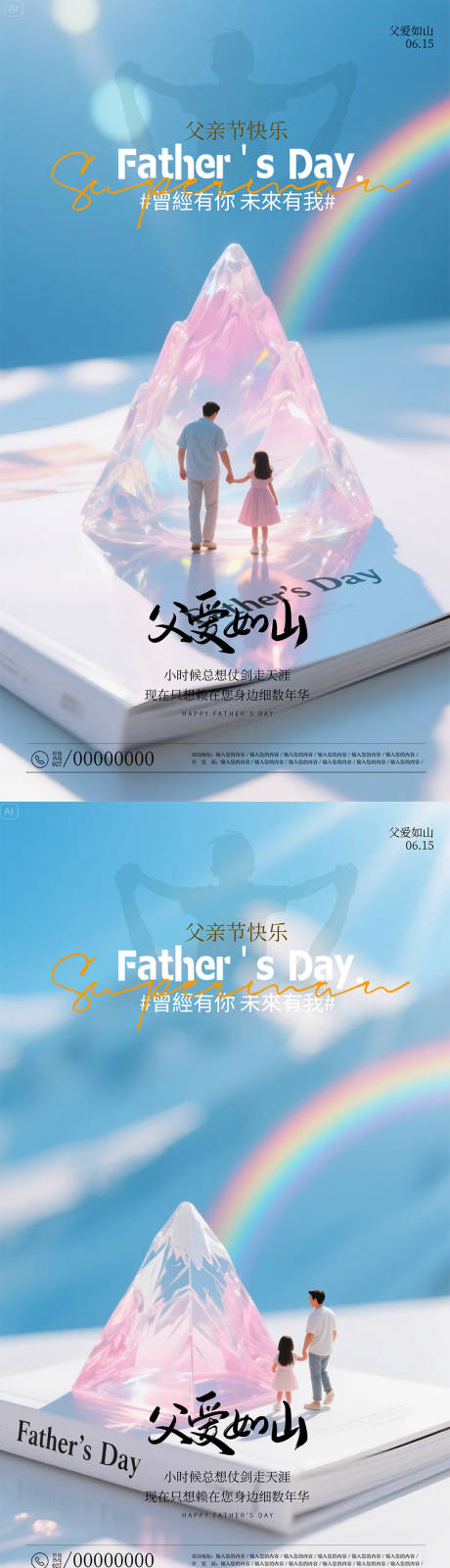 源文件下載【父親節海報】編號：49150031217858733