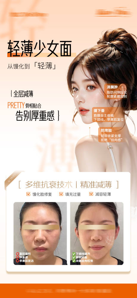 源文件下载【享设计】搜索编号：24190031613077599【医美面部提升品项推广】