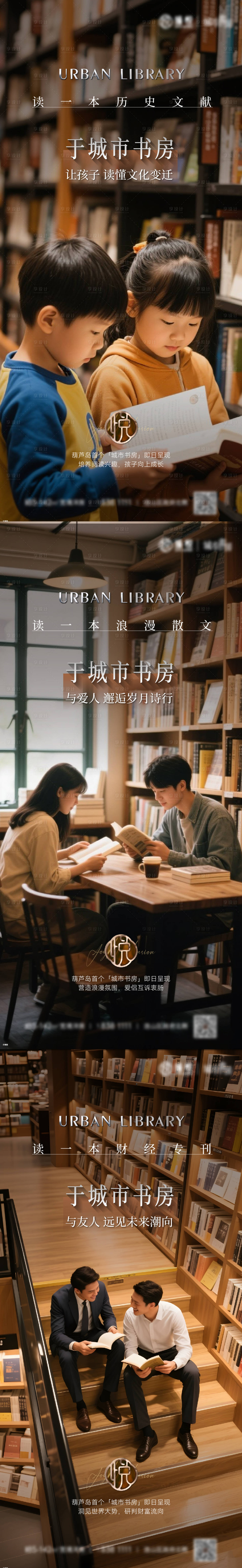 源文件下载【享设计】搜索编号：93800031239316489【地产书房海报】