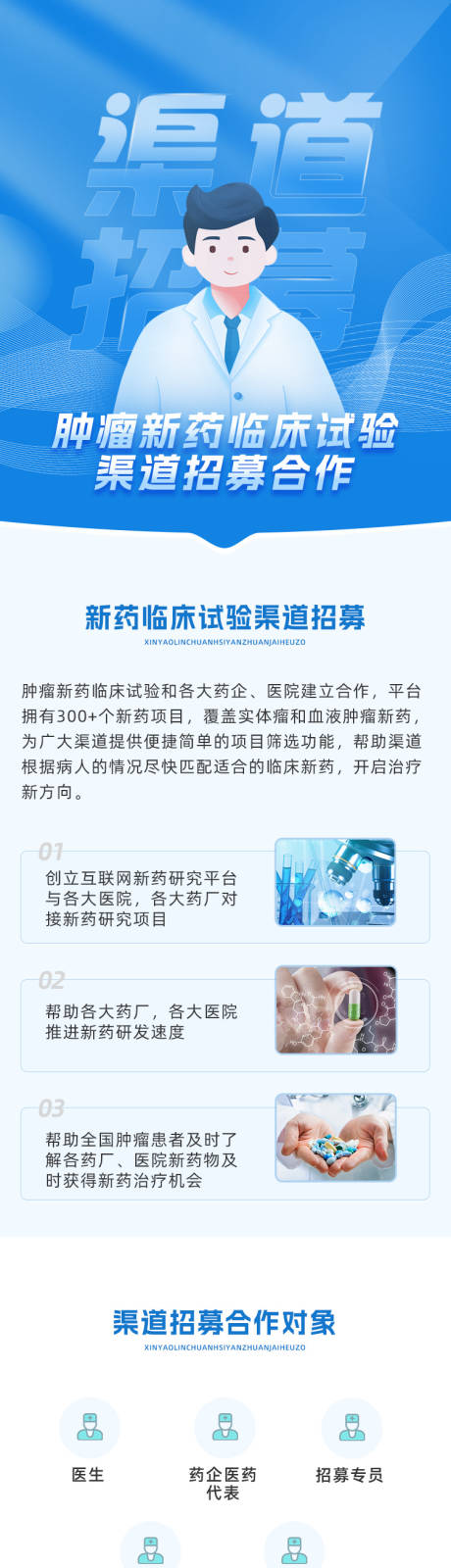 源文件下载【享设计】搜索编号：75130031655037986【活动医疗医生合作长图海报】